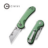 CIVIVI Elementum Utility Thumb Stud & Button Lock Knife Aluminum Handle (2.26" S/S Blade Holder & 6Cr Blade) C23039B-3, With 3Pcs Extra Blades