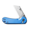 CIVIVI Elementum Utility Thumb Stud & Button Lock Knife Aluminum Handle (2.26" S/S Blade Holder & 6Cr Blade) C23039B-2, With 3Pcs Extra Blades