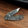 HINDERER XM-18 3.0 S45VN HARPOON TANTO TRI-WAY WORKING FINISH STONEWASH BLADE OD GREEN G10
