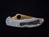 Texas Tool Masters Gold Plated Spyderco Delica 4