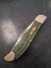 CASE XX 64072 KELLY GREEN CURLY OAK SMOOTH FOLDING HUNTER W/SHEATH