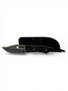 HERETIC KNIVES H065-2A-BLK-G10 KOBOLD STONEWASH STANDARD BLACK G10 HANDLE SCALES