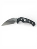 MEDFORD FUK PS 3V TUMBLED BLADE, BLACK G10 HANDLES, BLACK KYDEX SHEATH, FIXED STD HW