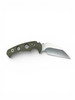 MEDFORD FUK PS 3V TUMBLED BLADE, OD GREEN G10 HANDLES, BLACK KYDEX SHEATH, FIXED STD