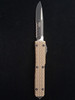 MICROTECH 121-2TA TAN ULTRATECH S/E OTF AUTO KNIFE, BLACK COMBO BLADE
