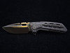 Reate Terminator TX228 - Black DLC Titanium - M390 Black DLC Blade
