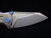 KB Sumo Folding Knife Gray Titanium Handle 3.15" Stonewash CPM 20CV Blade KB400A