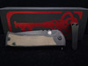 Chaves Knives Redencion 229 Kickstop Drop Point Green Micarta Small Inlay