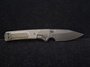 Chaves Scapegoat Street Frame Lock Knife Black Ti/Black Micarta