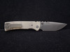 Chaves Redencion 229 Blue Label Liner Lock Tanto Knife Black Micarta