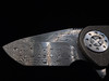 Curtiss Custom Knives F3 Compact Damasteel and Knurled Titanium