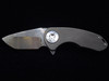 Curtiss Custom Knives F3 Compact Damasteel and Knurled Titanium