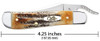 CASE 65303 6.5 BoneStag® RussLock®