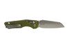 MICROTECH 210M-10FLOD MSI MINI RAM-LOCK STONEWASH STANDARD FLUTED ALUMINUM OD GREEN