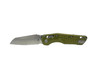 MICROTECH 210M-11FROD MSI MINI S/E STONEWASH PARTIAL SERRATED FRAG ALUMINUM OD GREEN