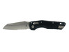 MICROTECH 210M-11FL MSI MINI RAM-LOCK STONEWASH PARTIAL SERRATED FLUTED ALUMINUM BLACK