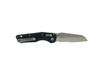 MICROTECH 210M-11FL MSI MINI RAM-LOCK STONEWASH PARTIAL SERRATED FLUTED ALUMINUM BLACK