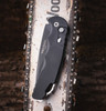 PRO-TECH T4103 MM TACTICAL RESPONSE 4 SOLID BLACK ALUMINUM HANDLE, STEEL SAFETY, GLASS BREAKER, DLC BLACK MAGNAMAX BLADE, BLASTED HARDWARE, BLACK WIDE DEEP CARRY CLIP