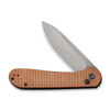 CIVIVI Button Lock Elementum Pocket Knife Micarta Handle (3.47" 14C28N Blade) C2103D