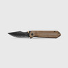 HARPOON FOLD | 3-Layer Composite Steel + Flat Grind | FRAME LOCK | Titanium & Norplex UltreX™ Micarta | KizerB™ 4784A4