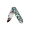 QSP Nebula Liner Lock Pocket Knife 14C28N Blade Abalone Handle