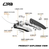 CJRB Ria J1917 12c27 Blade Carbon Fiber Handle Folding Knives