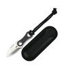 CJRB Knap J1940 AR-RPM9 Steel Blade Carbon fiber Handle Fixed Blade Knives - Carbon Fiber Handle + Sand Polish Blade (J1940-CF)