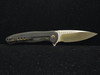 WE Kitefin Flipper Knife, Titanium 2001G