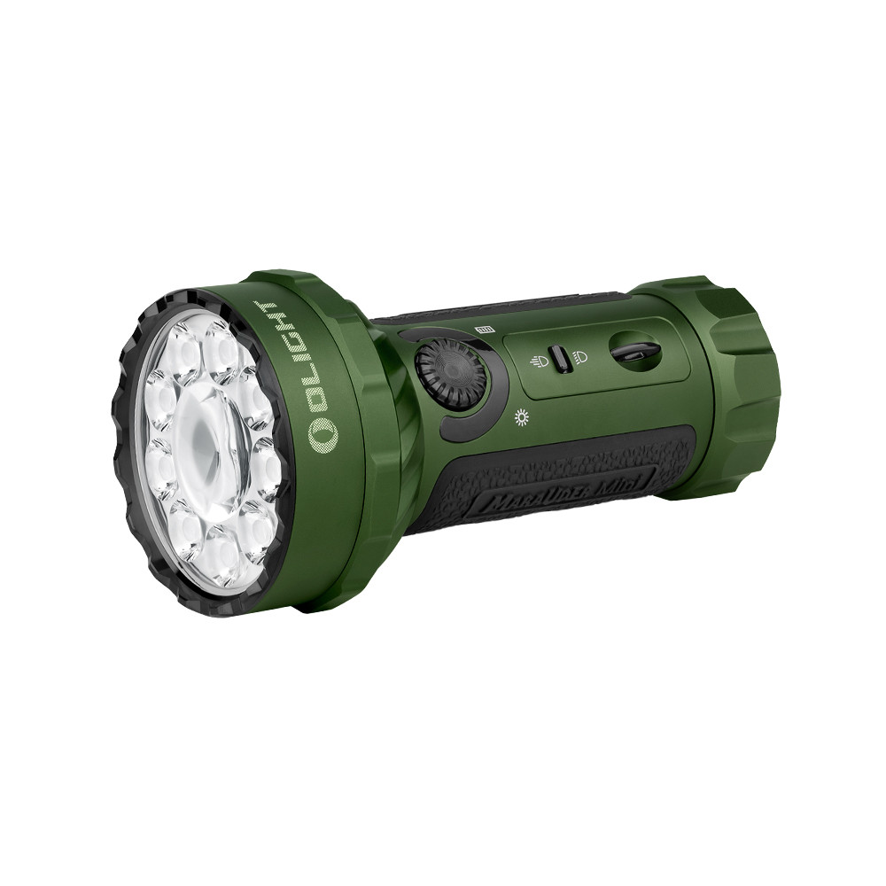 Olight Marauder Mini Powerful LED Flashlight - OD GREEN - Patriot