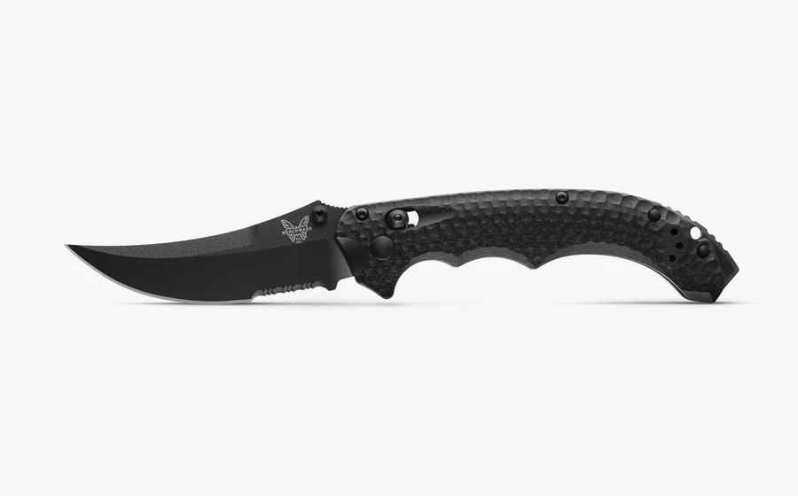 BENCHMADE 865SBK MINI BEDLAM | BLACK | SCIMITAR