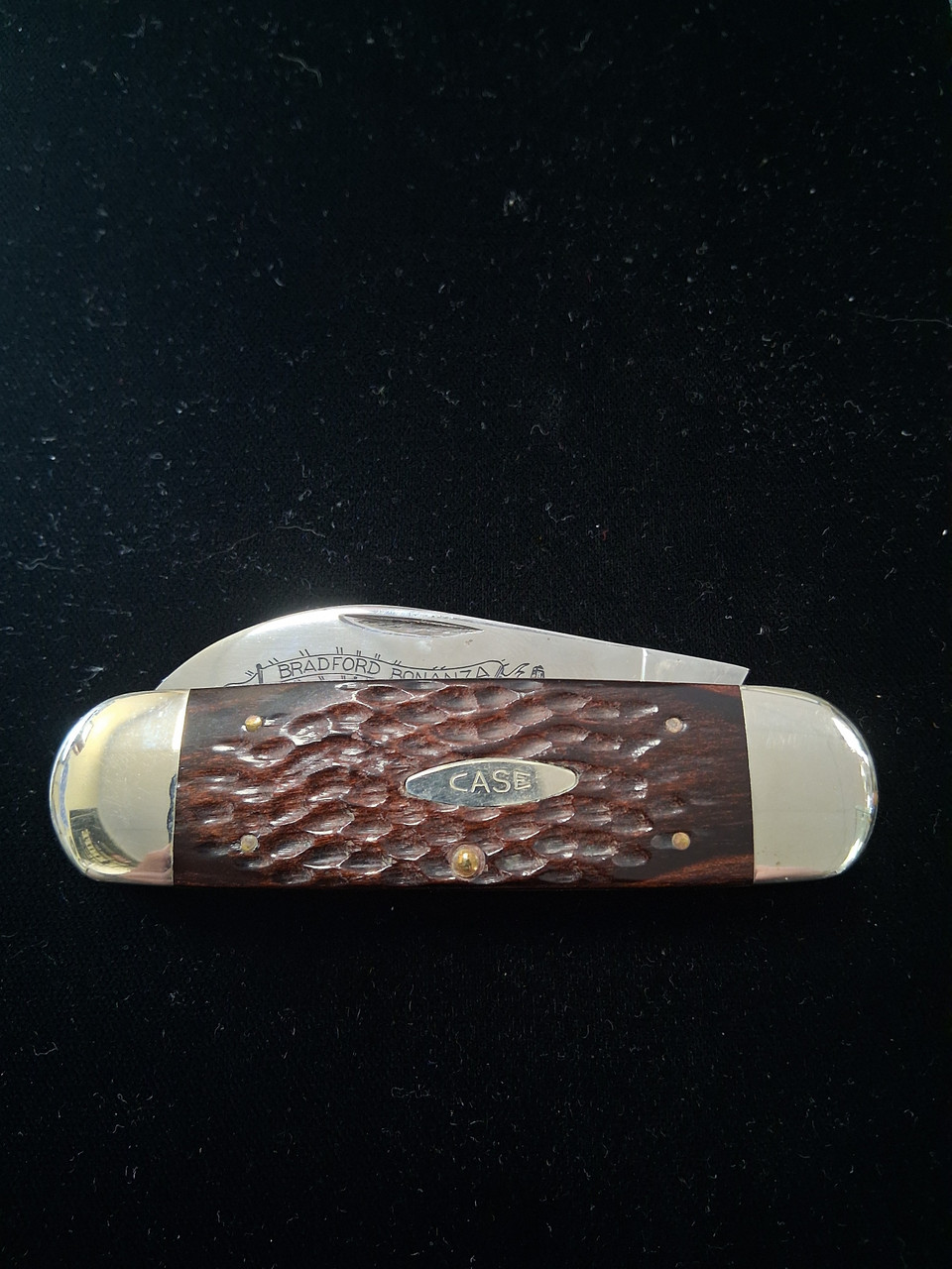 Case XX USA 10 Dot 1980 6250 Elephant Toenail Knife BRADFORD