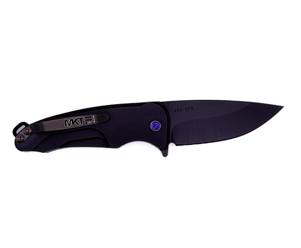Smooth Criminal S35VN PVD Blade, Black Handles, Violet HW PVD Clip Smooth Criminal S35VN PVD Blade, Black Handles, Violet HW PVD Clip