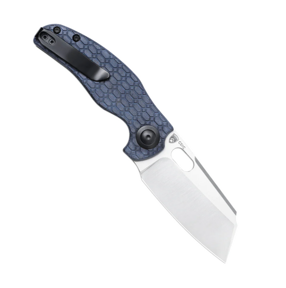 Kizer Sheepdog C01C Liner Lock Knife Blue Richlite Handle V4488C3 (3.30" Satin)
