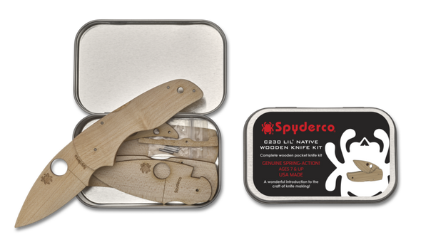 Spyderco WOODEN KIT LIL' NATIVE®- WDKIT2