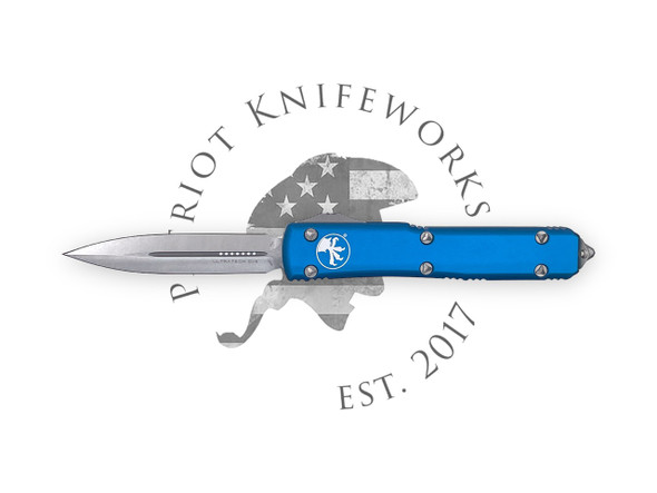 Microtech 122-10BL Ultratech D/E Blue Stonewash Standard