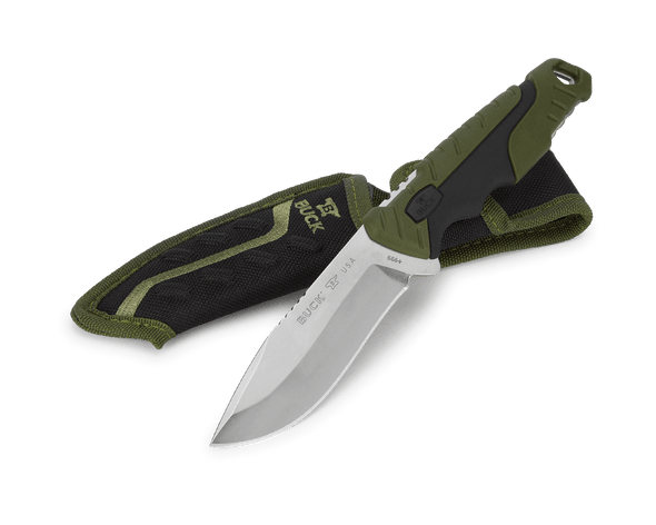 Buck Knives 656 Large Pursuit Knife -  Green/Black