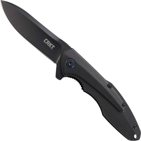CRKT 6215 Caligo Liner Lock Flipper Knife Black