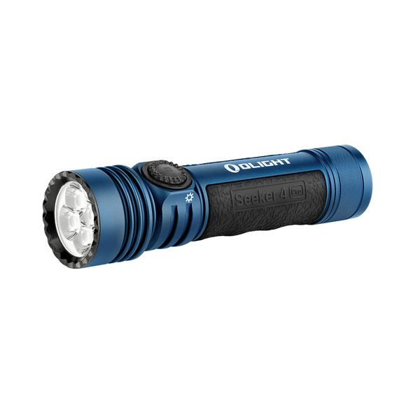 Olight Seeker 4 Pro High Power Flashlight CW | MIDNIGHT BLUE