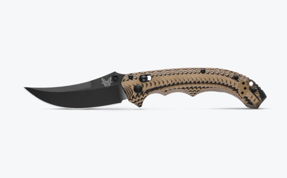 BENCHMADE 865SBK MINI BEDLAM | BLACK | SCIMITAR