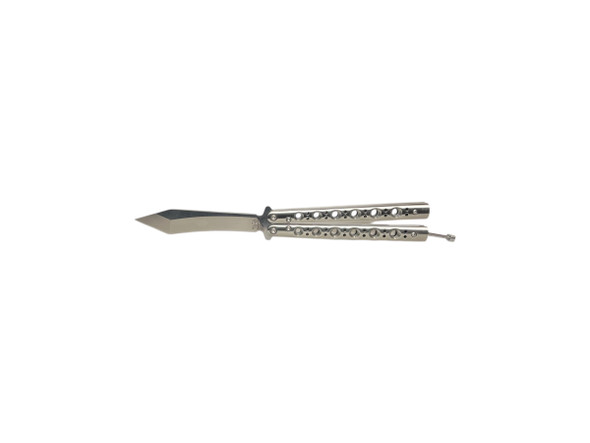 Benchmade 67 Tanto Recurve Balisong Butterfly Knife (4.25" Satin)