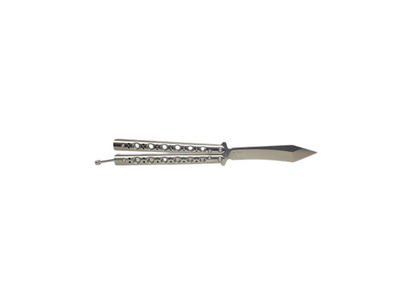 Benchmade 67 Tanto Recurve Balisong Butterfly Knife (4.25" Satin)