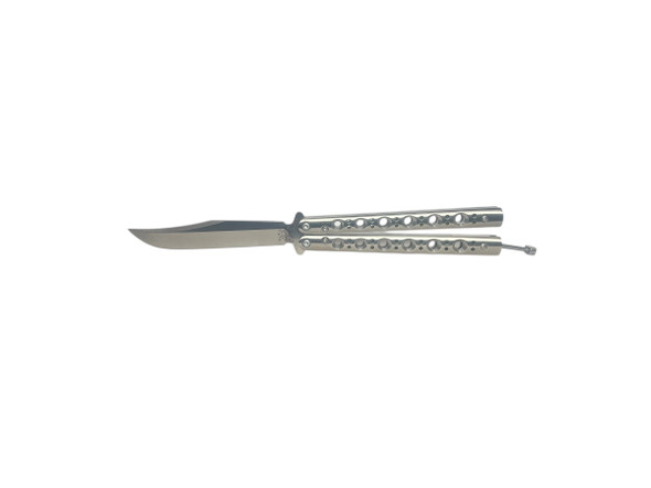 Benchmade 63 Bowie Balisong Butterfly Knife (4.25" Satin)