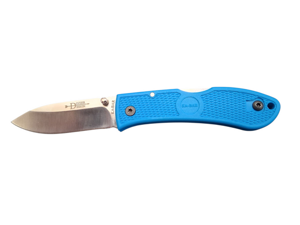 KA-BAR Dozier Folding Hunter Blue Handle 4062BL