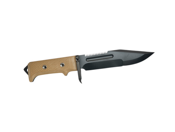 MEDFORD USMC RAIDER S45VN DLC BLADE/HILT, COYOTE TAN G10 HANDLES/KYDEX SHEATH, FIXED STD HARDWARE