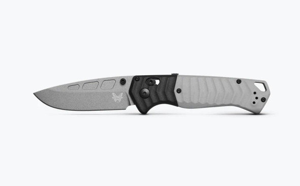 BENCHMADE 593GY-02 PSK® |Gray/Gray |Drop-Point