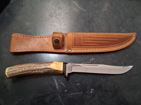 Vintage Case XX 516-5 SSP Stag Handle W / Sheath