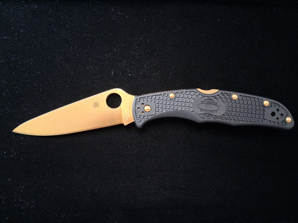 Texas Tool Masters Gold Plated Spyderco Endura 4
