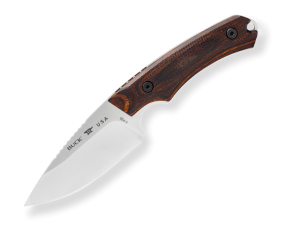 BUCK 0664WAS-B 664 Alpha Hunter Pro Knife - WALNUT DYMALUX