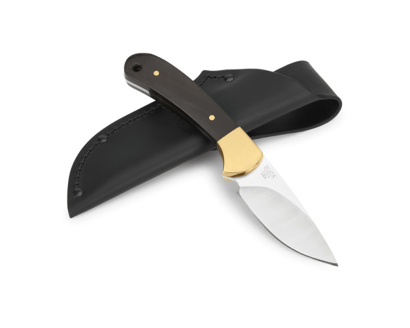 BUCK 0113BRS-B 113 Ranger Skinner Knife- EBONY/BRASS