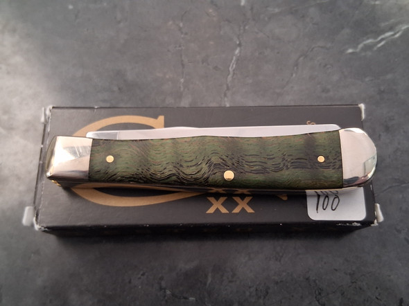 CASE XX 64070 KEELY GREEN CURLY OAK SMOOTH TRAPPER (7254 SS)